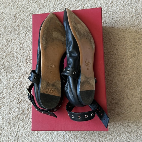 Strappy Valentino ballerina flats - Picture 4 of 4
